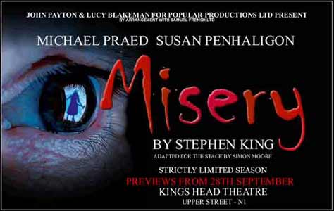 'Misery' � Popular Productions Limited 2005 / Photo New Vic Theatre, Newcastle-under-Lyme, Staffordshire